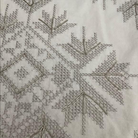 NWT Pottery Barn Snowflake Lumbar Pillow Cover ❄️ - Picture 3 of 6